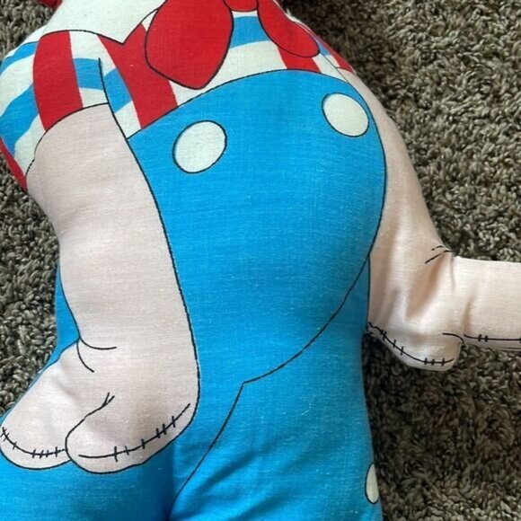 Vtg Raggedy Ann Bobbs Merrill 1974 Doll 19” - Picture 4 of 8